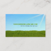 Landscaper over verzorging aanbevelingskaartje (Achterkant)