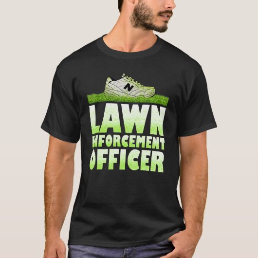 Landscaper voor wetshandhavingsfunctionarissen t-shirt (Voorkant)