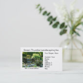 Landscapers en Gardeners-visitekaartjes Visitekaartje (Staand voorkant)