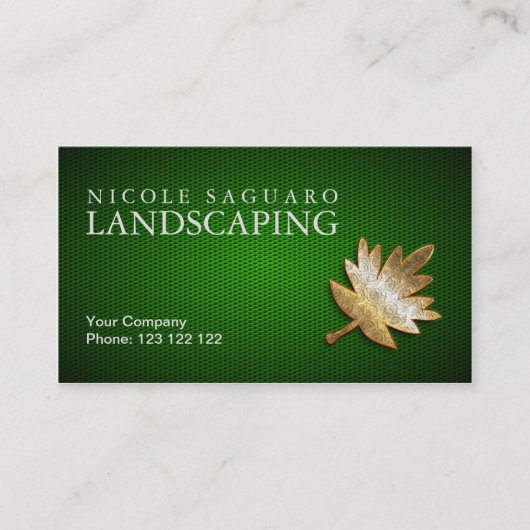 Landscapers Gardeners Visitekaartje (Voorkant)
