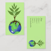 LandScaper's visitekaartjeReLeaf - Plant A Tree Visitekaartje (Voorkant / Achterkant)