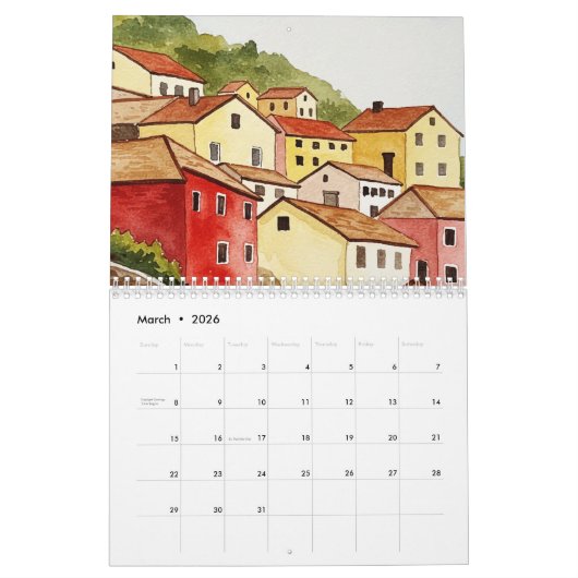 Landscapes Calendar Kalender (Mar 2026)
