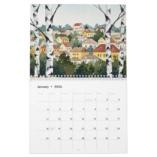 Landscapes Calendar Kalender (Jan 2026)