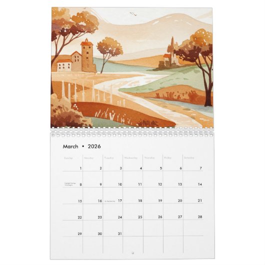 Landscapes Kalender (Mar 2026)