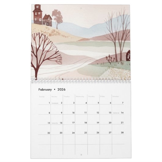 Landscapes Kalender (Feb 2026)