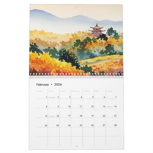 Landscapes Kalender (Feb 2026)