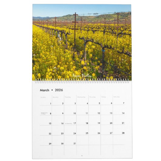 Landscapes of California  Kalender (Mar 2026)
