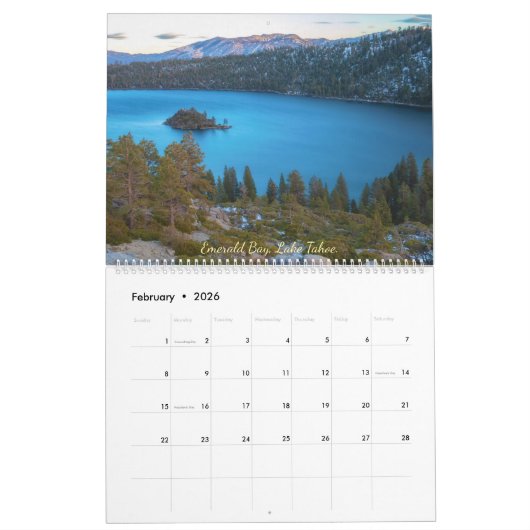 Landscapes of California Kalender (Feb 2026)