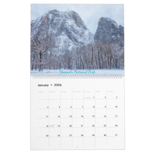 Landscapes of California  Kalender (Jan 2026)