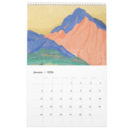 Landscapes of the soul, SweetCandyRoll Kalender (Jan 2026)