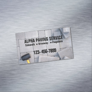 Landscaping Brick Paver Paving Stone Metselwerk Magnetisch Visitekaartje