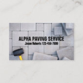 Landscaping Brick Paver Paving Stone Metselwerk Visitekaartje (Voorkant)