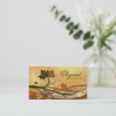 Landscaping Business Autumn Maple verlaat  Visitekaartje (Staand voorkant)