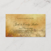 Landscaping Business Autumn Maple verlaat  Visitekaartje (Achterkant)