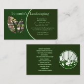 Landscaping Business Green Leaf Landschap Visitekaartje (Voorkant / Achterkant)