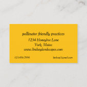 Landscaping Business Pollinators Native Planten Visitekaartje (Achterkant)