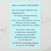 Landscaping Company Flyer (Achterkant)