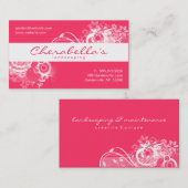 Landscaping Floral Visitekaartje Coral White (Voorkant / Achterkant)