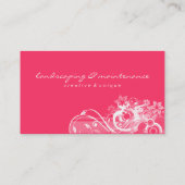 Landscaping Floral Visitekaartje Coral White (Achterkant)