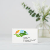 Landscaping Garden Background Visitekaartje (Staand voorkant)