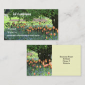 Landscaping Garden Scene Visitekaartje (Voorkant / Achterkant)