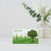 Landscaping Gardener Grass Clean Natuur Visitekaartje (Staand voorkant)
