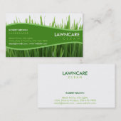 Landscaping Gardener Grass Clean Natuur Visitekaartje (Voorkant / Achterkant)
