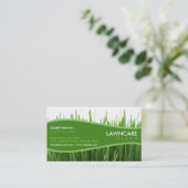 Landscaping Gardener Grass Clean Natuur Visitekaartje (Staand voorkant)