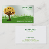 Landscaping Gardener Grass Tree Clean Natuur Visitekaartje (Voorkant / Achterkant)