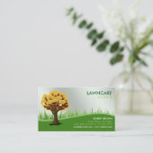Landscaping Gardener Grass Tree Clean Natuur Visitekaartje (Staand voorkant)