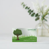 Landscaping Gardener Grass Tree Clean Natuur Visitekaartje (Staand voorkant)