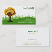 Landscaping Gardener Grass Tree Clean Natuur Visitekaartje (Voorkant / Achterkant)