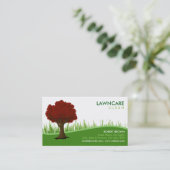 Landscaping Gardener Grass Tree Clean Natuur Visitekaartje (Staand voorkant)