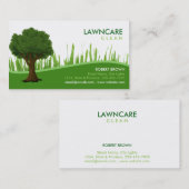 Landscaping Gardener Tree Grass Clean Natuur Visitekaartje (Voorkant / Achterkant)
