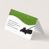 Landscaping Gardening | Bomen-Logo Visitekaartje (Achterkant)