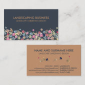 Landscaping Gardening Plant Care Visitekaartje (Voorkant / Achterkant)