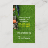 Landscaping/Gazonverzorging/Tuinman Visitekaartje (Achterkant)