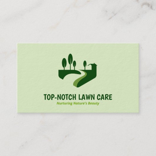 🌿 Landscaping Grasmaaipremie Visitekaartje (Voorkant)