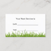 Landscaping in dagbouw afsprakenkaartje (Achterkant)