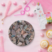 Landscaping Lava Rock Rubble and Stones Papieren Bordje (Feest)