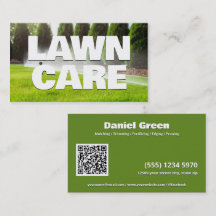 Landscaping Lawn Care Custom QR
