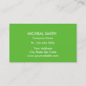 Landscaping Lawn Care Gardener Professional Visitekaartje (Achterkant)