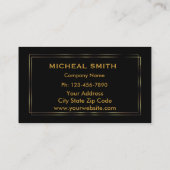 Landscaping Lawn Care Gardener Professional Visitekaartje (Achterkant)