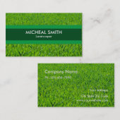 Landscaping Lawn Care Gardener Visitekaartje (Voorkant / Achterkant)