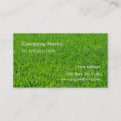 Landscaping Lawn Care Gardener Visitekaartje (Achterkant)