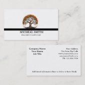 Landscaping Lawn Care Gardener Visitekaartje (Voorkant / Achterkant)