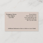 Landscaping Lawn Care Gardener Visitekaartje (Achterkant)