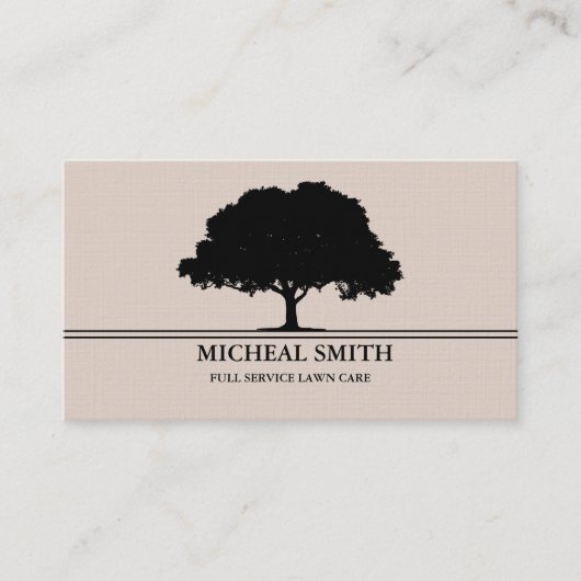 Landscaping Lawn Care Gardener Visitekaartje (Voorkant)