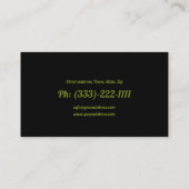 Landscaping Lawn Care Gardener Visitekaartje (Achterkant)