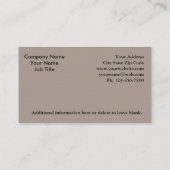 Landscaping Lawn Care Gardener Visitekaartje (Achterkant)